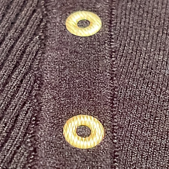 Cache Black Sweater Tube Top w/ Removable Straps Sz M - Picture 5 of 14